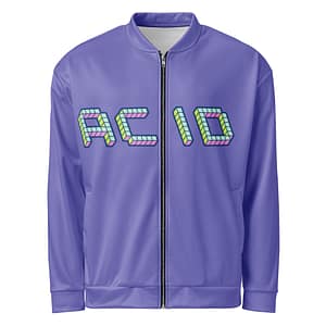 veste bomber acid purple